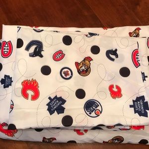 NHL Twin Sheet Set